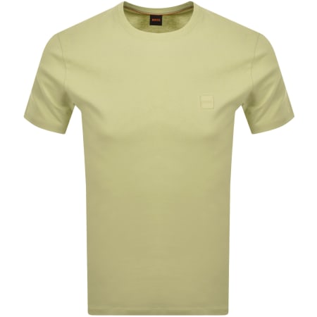 BOSS Tales T Shirt Yellow | Mainline Menswear gb